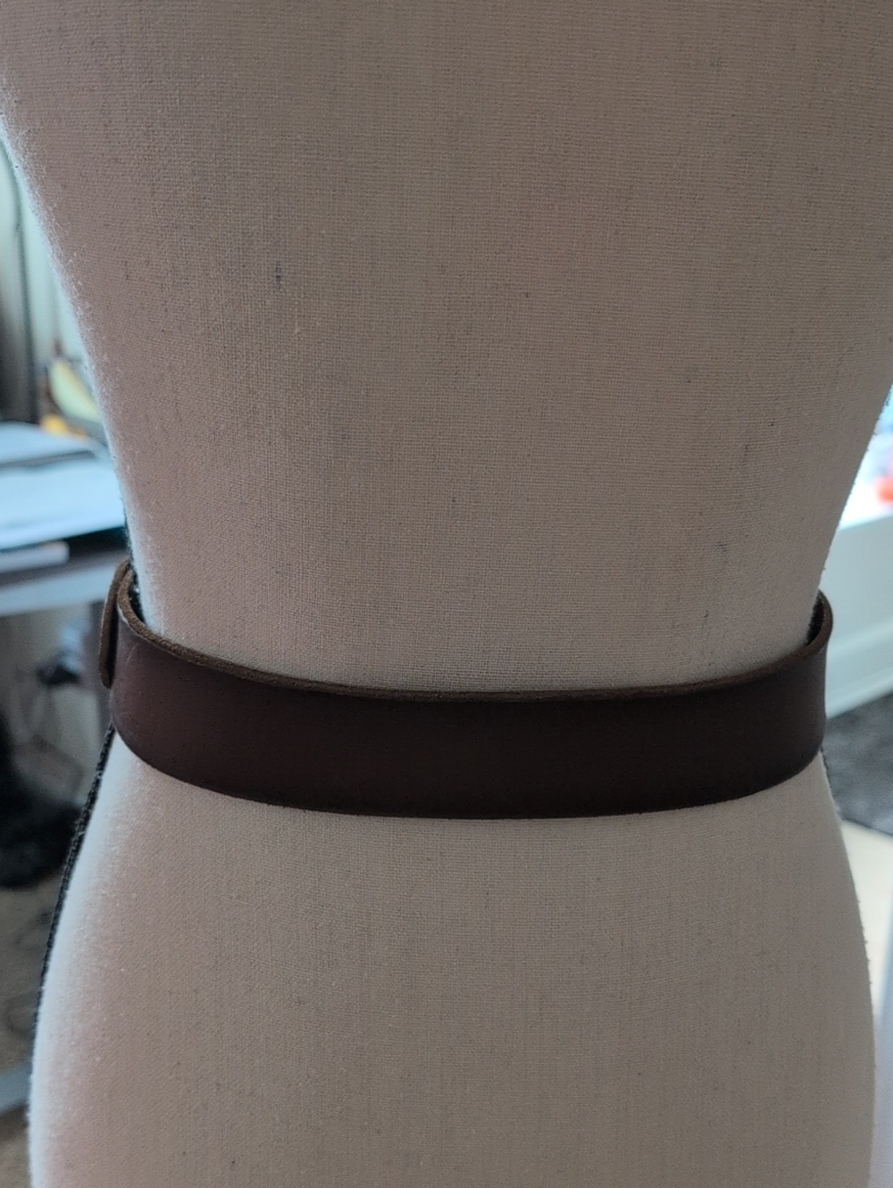 Gucci Brown Leather Double G Logo Belt - Picture 3 of 7
